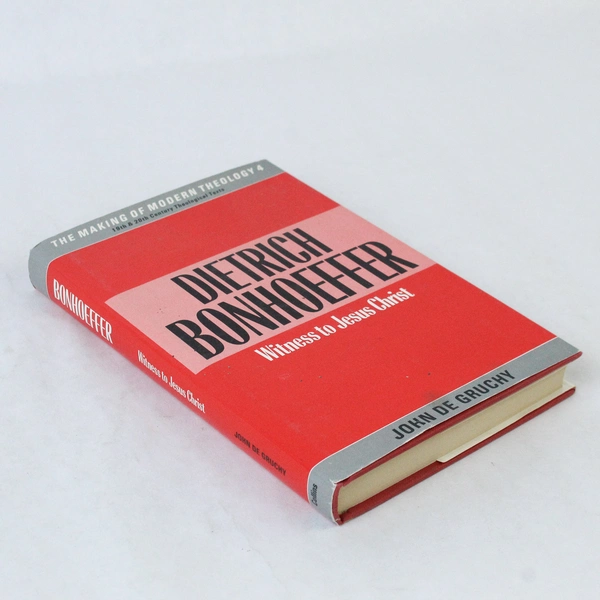 Dietrich Bonhoeffer: Witness to Jesus Christ by John De Gruchy 1987 HC Book