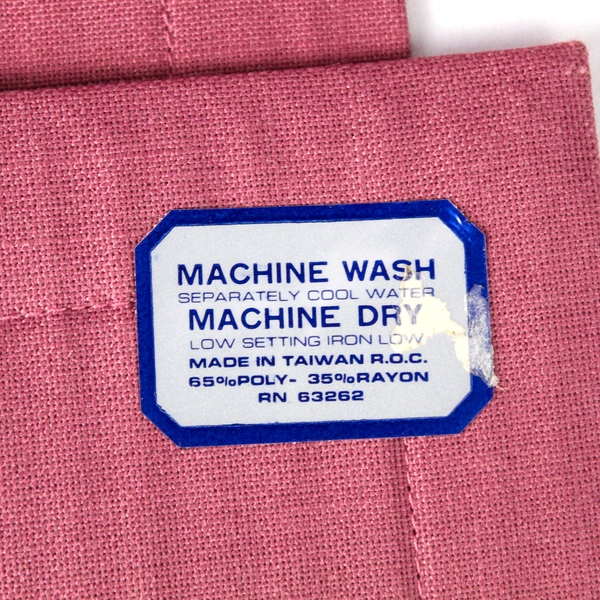 Set of 5 Foreston Trends Mauve Pink Cotton Blend Placemats