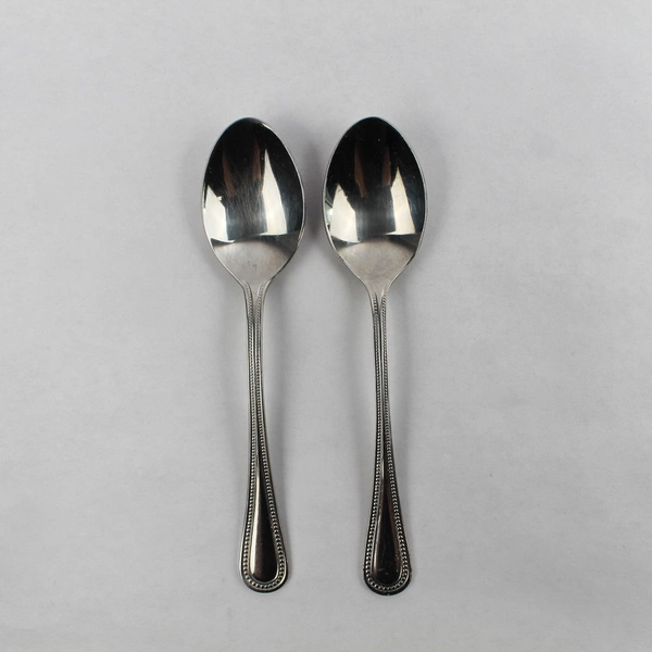 Lot of 2 Farberware Premiere Teaspoons, 6 1/8" 18/8 Stainless Steel Flatware