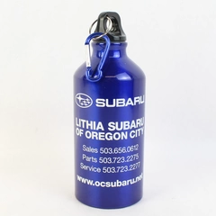 Leed's Blue Metal Thermos Bottle For Lithia Subaru Of Oregon City