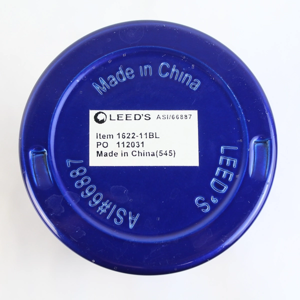 Leed's Blue Metal Thermos Bottle For Lithia Subaru Of Oregon City