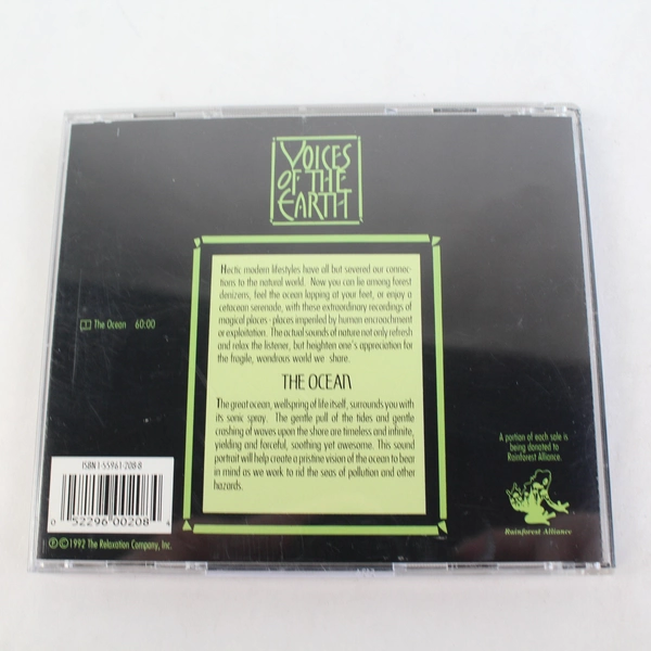 Voices Of The Earth: The Ocean Audio CD 1992 The Relaxation Company
