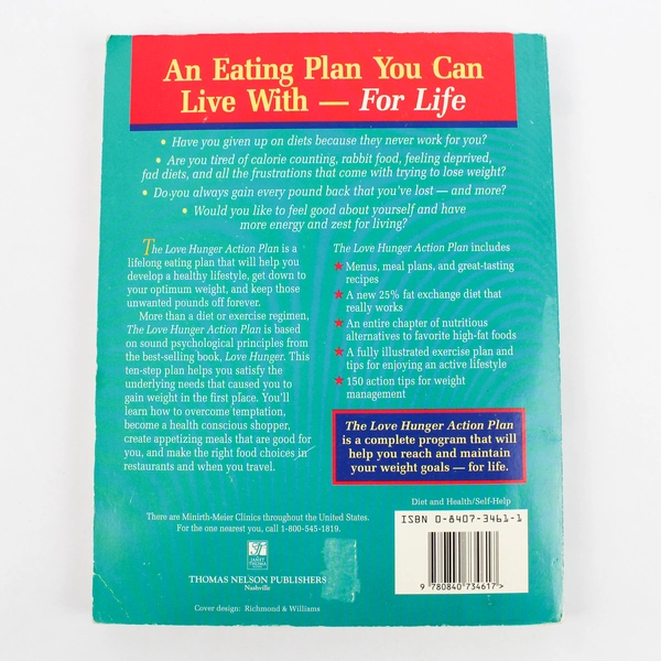 The Love Hunger Action Plan by Sharon Sneed 1993 Paperback