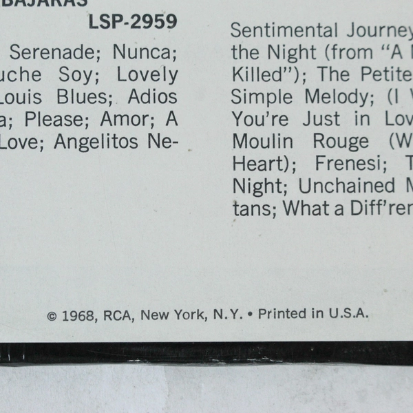 The Best Of Vinyl Los Indios Tabajaras Vinyl Record Lp LSP-4007