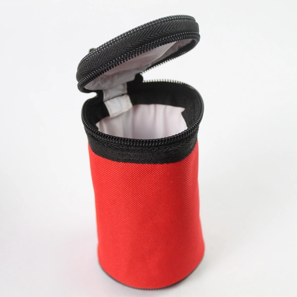 American Red Cross Volunteer Red Lunch Bag With Zipper and Cup Holder