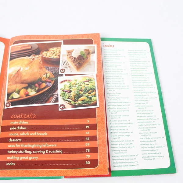 Lot of 2 Taste of Home Cookbooks Best Loved Cookies & Bars and Thanksgiving 2010