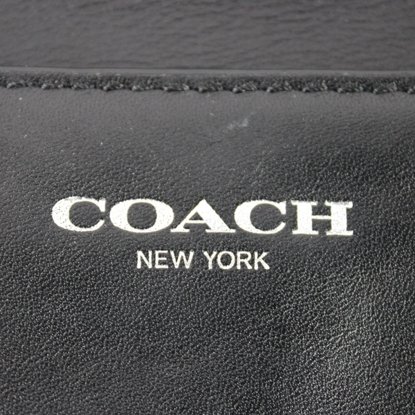 Coach Willis Legacy Black Leather Shoulder Bag 22382