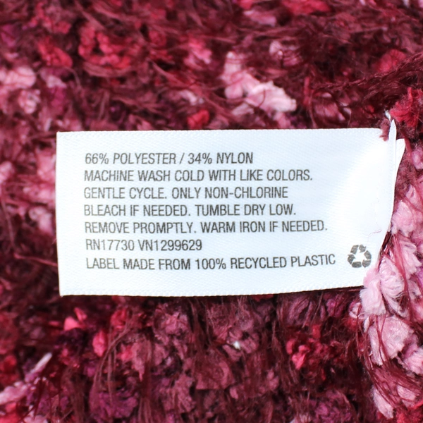 Knox Rose Magenta Pink Knit Cowl Neck Sweater Women's Size XXL