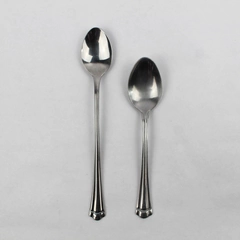 Lot of 2 Farberware Romance Spoons, Teaspoon Iced Tea Stainless Steel Flatware 