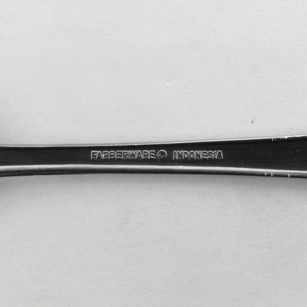 Lot of 2 Farberware Romance Spoons, Teaspoon Iced Tea Stainless Steel Flatware 