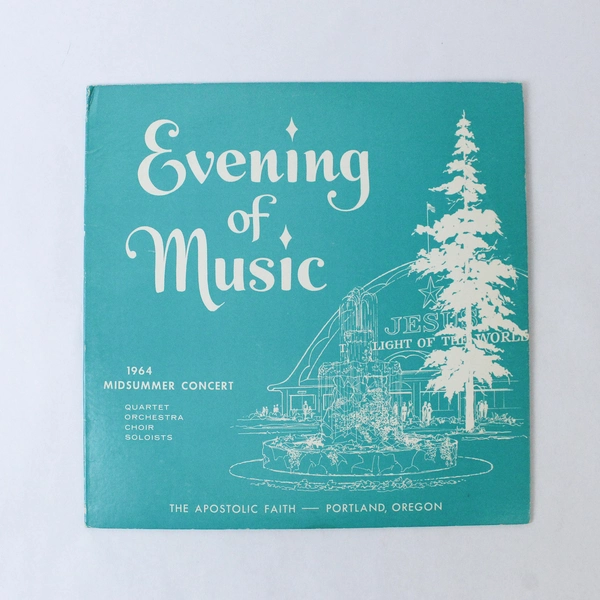 Evening of Music Vol 1 Vinyl Record 1964 The Apostolic Faith - Good Condition