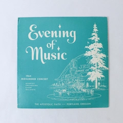 Evening of Music Vol 1 Vinyl Record 1964 The Apostolic Faith - Good Condition