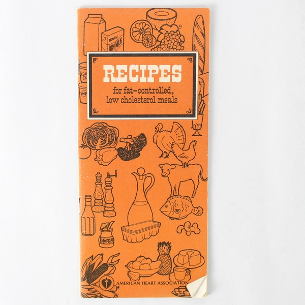 Vintage 1973 American Heart Association Recipe Pamphlet Cookbook Booklet