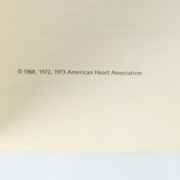 Vintage 1973 American Heart Association Recipe Pamphlet Cookbook Booklet