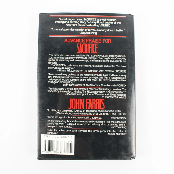 Sacrifice by John Faris 1994 Hardcover
