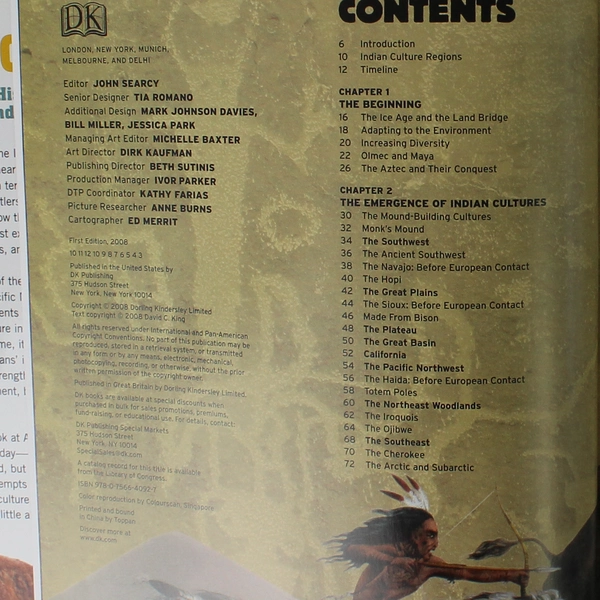 First People: An Illustrated History of American Indians by David King 2008 HC