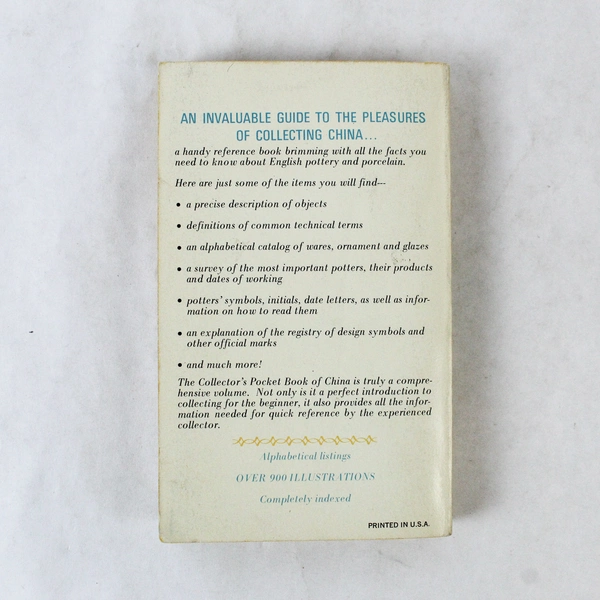The Collector's Pocket Book of China by G. Bernard Hughes Paperback 1970