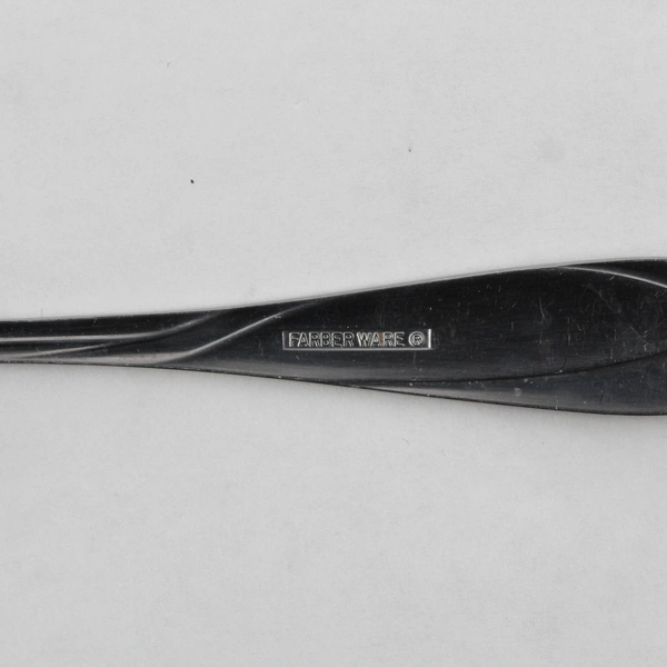 Set of 2 Farberware Nicole Serving Spoons 8.5" Stainless Flatware Solid Slotted