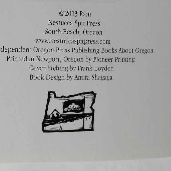 Of Walking in Rain by Matt Love 2013 Nestucca Spit Press Signed Paperback