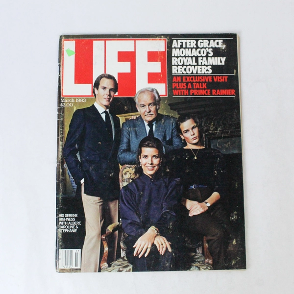 Life Magazine March 1983 Monaco Royal Family Princess Stephanie - Pre-owned