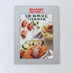 Sharp Carousel II Microwave Cookbook 1990 Vintage Pre-Owned, Worn Condition