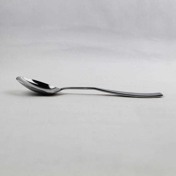 Lot of 2 The Cellar CLF19 Oval Place Spoons, 7.25" Stainless Steel Flatware