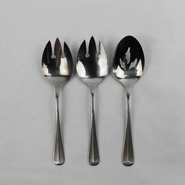 Lot of 3 Barclay Geneve Oyster Bay Serving Utensils, Stainless Steel Flatware