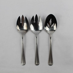 Lot of 3 Barclay Geneve Oyster Bay Serving Utensils, Stainless Steel Flatware