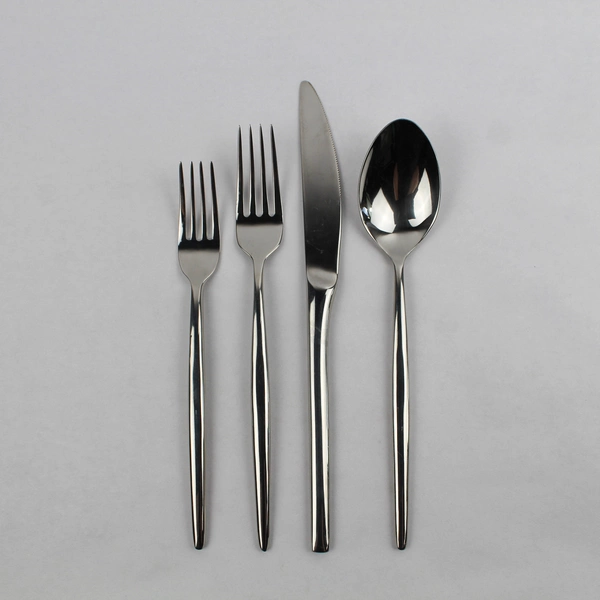 Set of 4 SR by Laura Moraine Showroom, 18/10 Stainless Steel Flatware