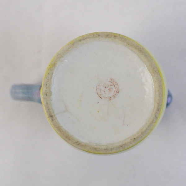 Hand-Painted Multicolor Flower Design Ceramic Creamer