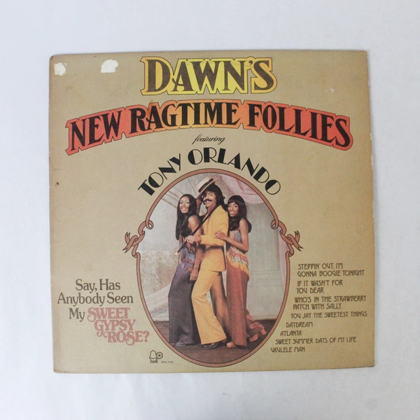 Dawn's New Ragtime Follies Tony Orlando Vinyl LP Record Bell 1130 Pre-owned