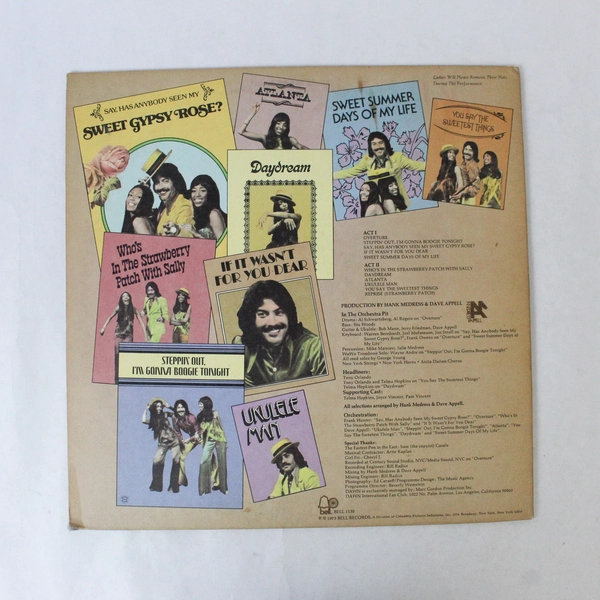 Dawn's New Ragtime Follies Tony Orlando Vinyl LP Record Bell 1130 Pre-owned