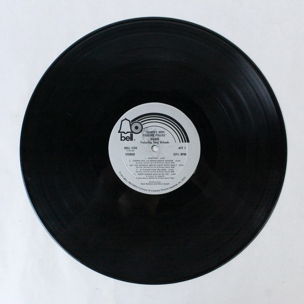 Dawn's New Ragtime Follies Tony Orlando Vinyl LP Record Bell 1130 Pre-owned