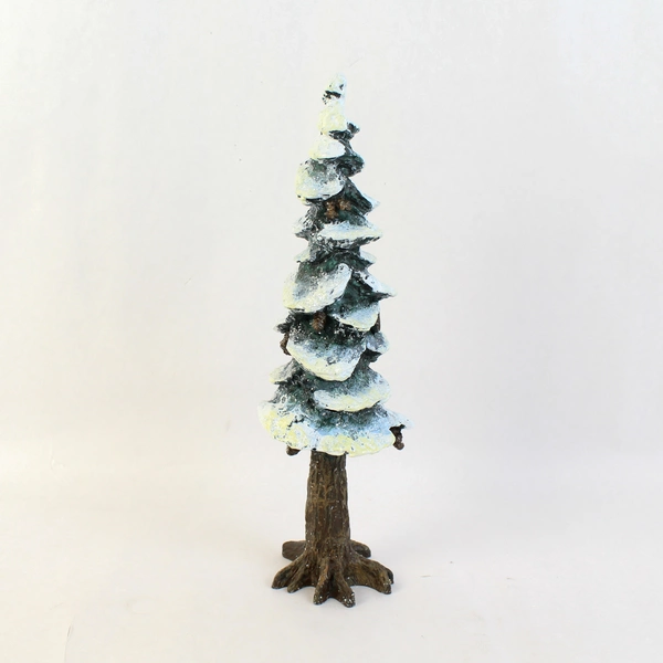 Dept 56 Village 10.5" Cold Cast Porcelain Pole Pine Tree #55298 Boxed