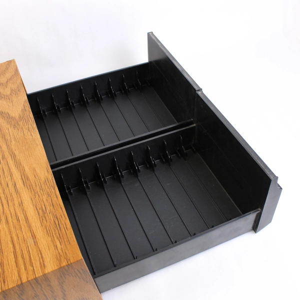 Vintage VHS Tape Storage Cabinets 24-Tape 2-Drawer Organizer