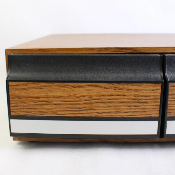 Vintage VHS Tape Storage Cabinets 24-Tape 2-Drawer Organizer