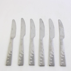 Lot of 6 Cambridge Flatware Blossom Sand (Stainless) New French Solid Knives