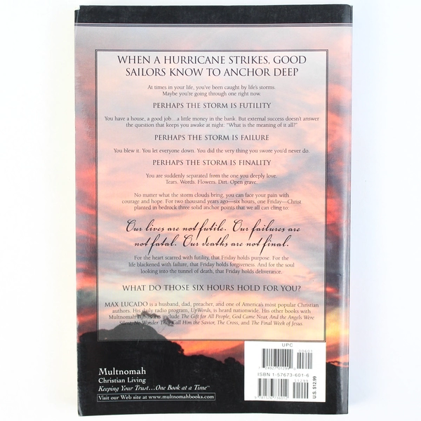 Six Hours One Friday by Max Lucado 1989 Multnomah Publishers Paperback