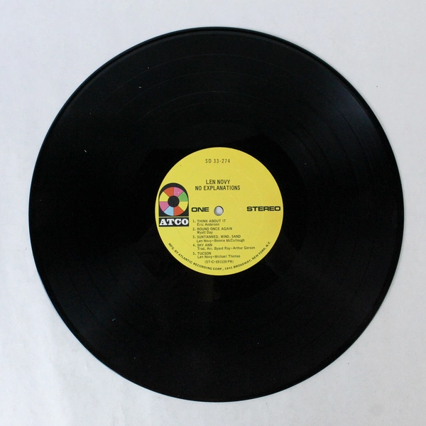 Len Novy No Explanations 1969 Vinyl Record Album LP SD 33-274