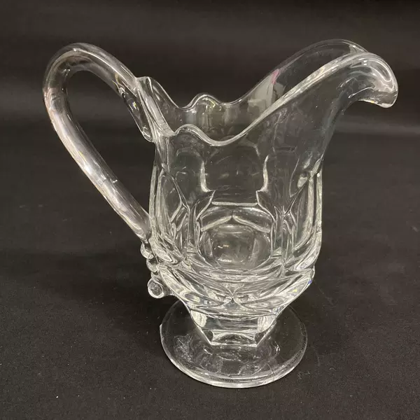 Vintage Fostoria Argus Crystal Creamer 5.75" Tall - Good Condition