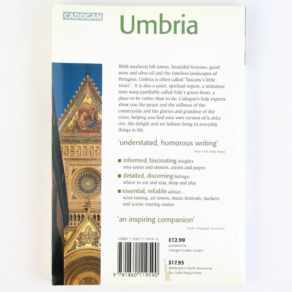 Italy: Umbria by Michael Pauls and Dana Facaros 2000 PB Globe Pequot Press