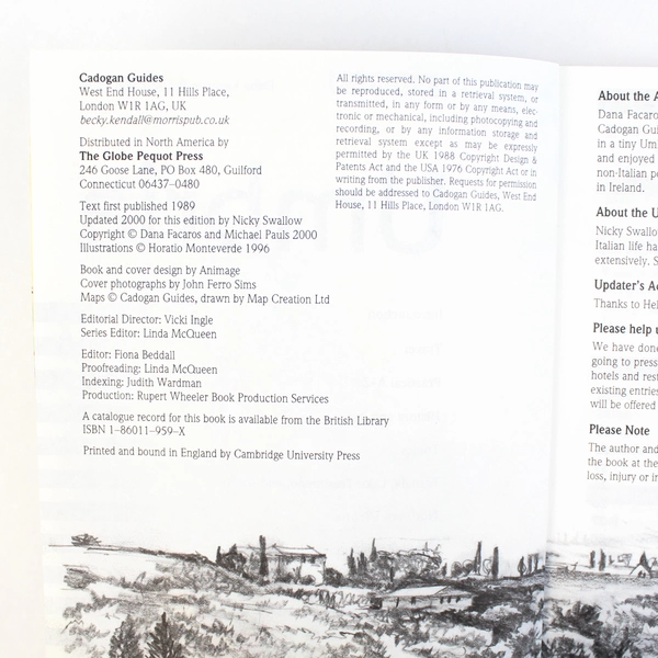 Italy: Umbria by Michael Pauls and Dana Facaros 2000 PB Globe Pequot Press