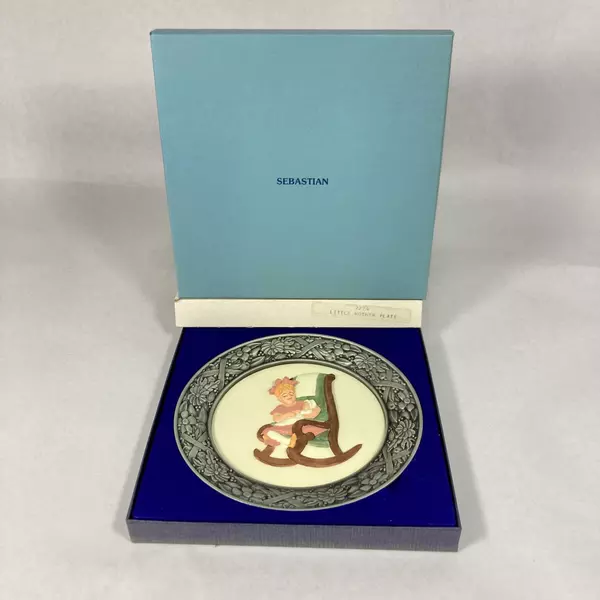 1981 Sebastian Miniatures Collector Plate Little Mother 2224