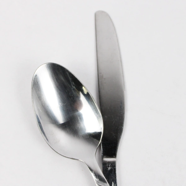 Lot of Cambridge Flatware Zehira Frost (Stainless) Soup Spoon & Knife