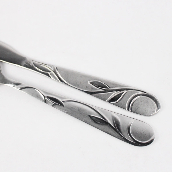 Lot of Cambridge Flatware Zehira Frost (Stainless) Soup Spoon & Knife