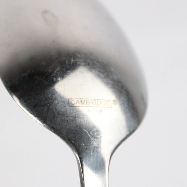 Lot of Cambridge Flatware Zehira Frost (Stainless) Soup Spoon & Knife