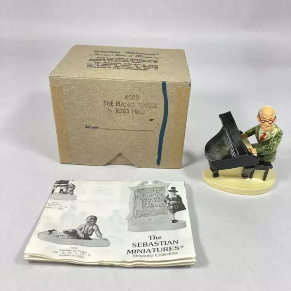 Sebastian Miniatures The Piano Player The Old Pro Figurine 6509