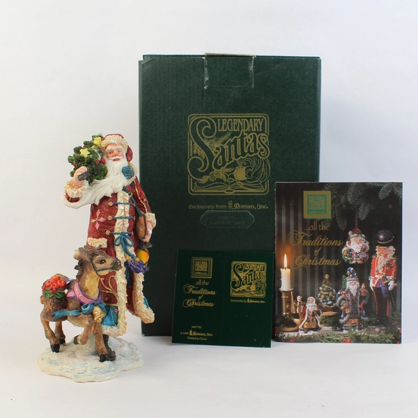 1997 Roman Inc Galleria Lucchese Legend Of Santa With Donkey 66077