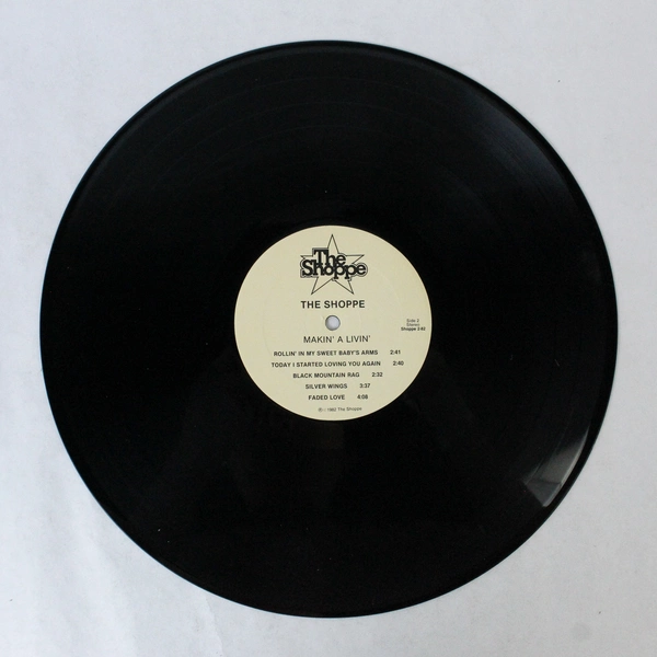 The Shoppe - Makin' a Livin' 1982 LP Record Signed On Back