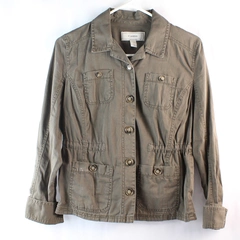Caslon Gray Jacket XS Button Up 100% Cotton